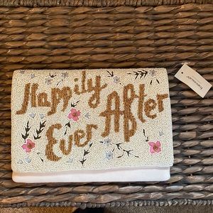 Bridal clutch/side bag ivory